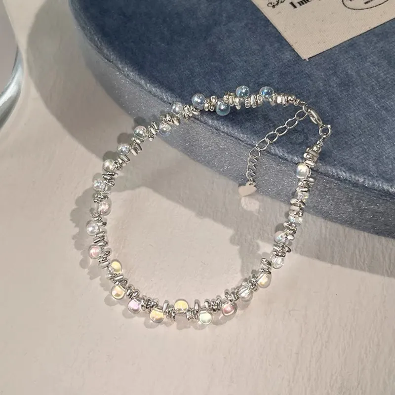 Barbie S925 Silver Bracelets Women's Colorful Gift Box-5