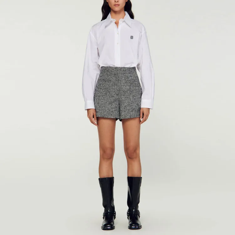 Sandro Wool-blend Shorts-1