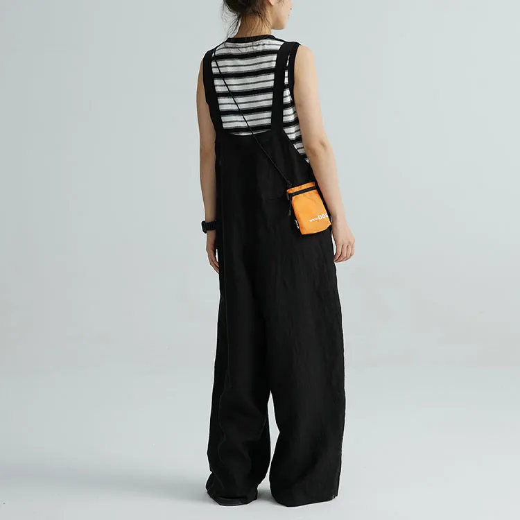 STILL WALKING Overalls Women's Jet Black-2