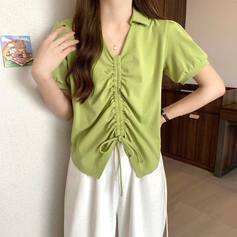 Tonlion T Shirt Women's Avocado Green-1