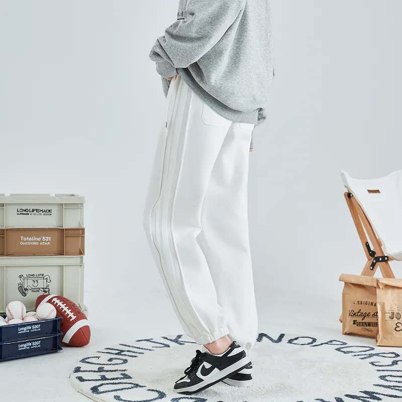 Tonlion Casual Pants Women's Raw White-2
