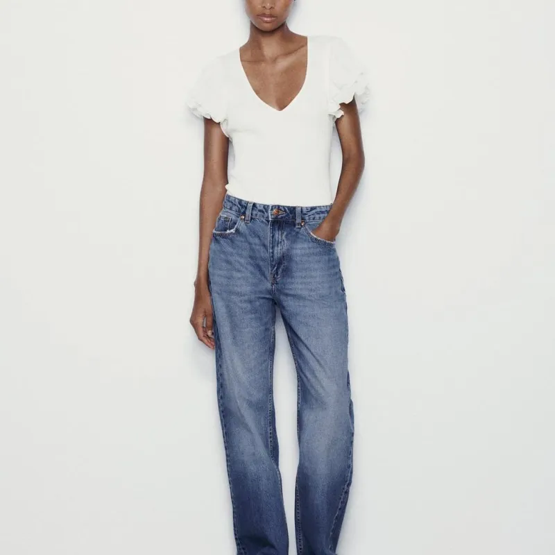 ZARA Bodysuits Women's White-2