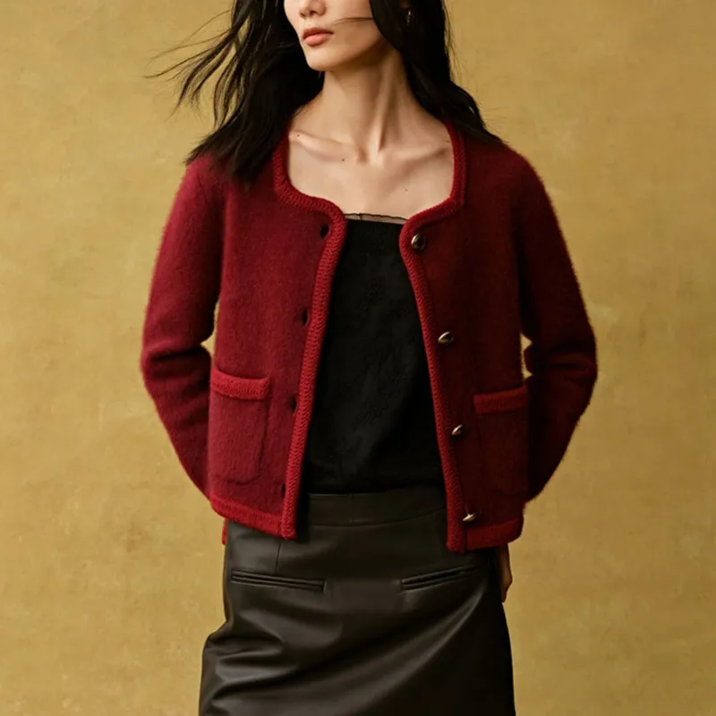 JASON WU Sweater Women's Burgundy-2