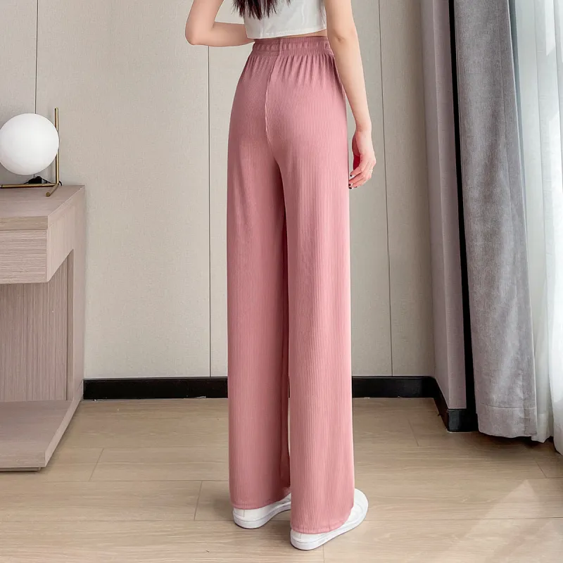 Emodues Casual Pants Women's Pink-2