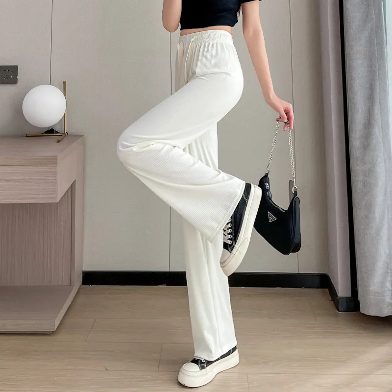 Emodues Casual Pants Women's White-2