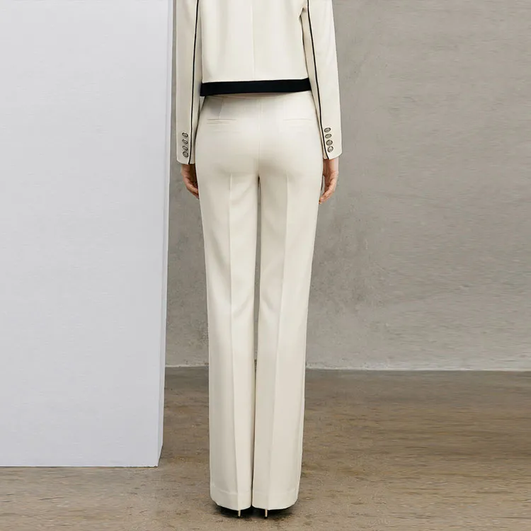 Yan Domain Suit Trouser Women's Ecru-2