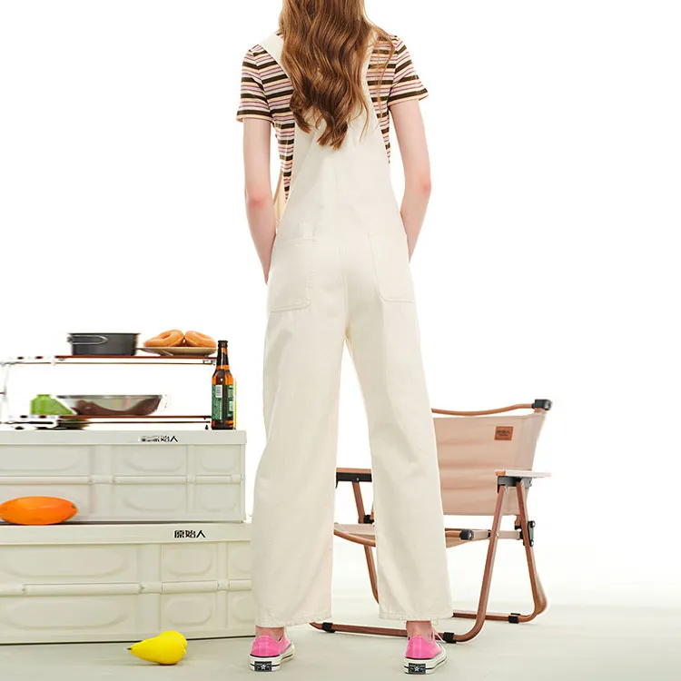 Lagogo Overalls Women's Beige T2-3