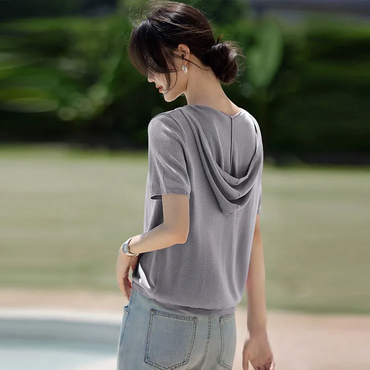 XWI SS24 Knitwear Women's Light Gray-2