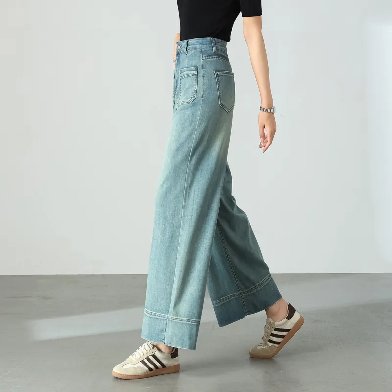 TERRE BLEUE SS24 Jeans Women's Blue-4