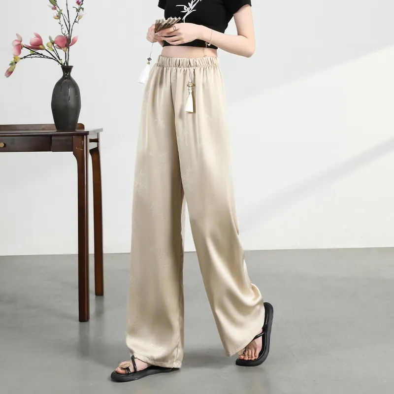 TERRE BLEUE Casual Pants Women's Champagne-2