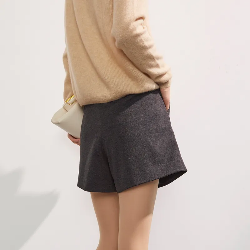 CHUMIAN Casual Shorts Women's Black-1