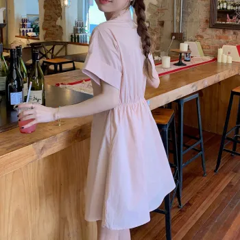 Juden Choi Short Sleeved Dresses Women's Pink