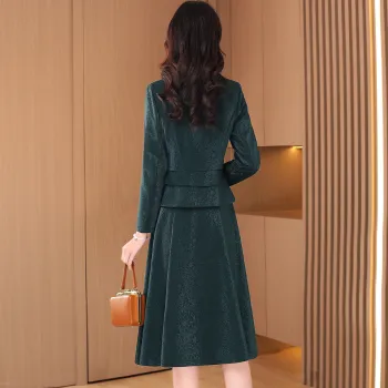Mylan Two Piece Skirt Sets Women's Green