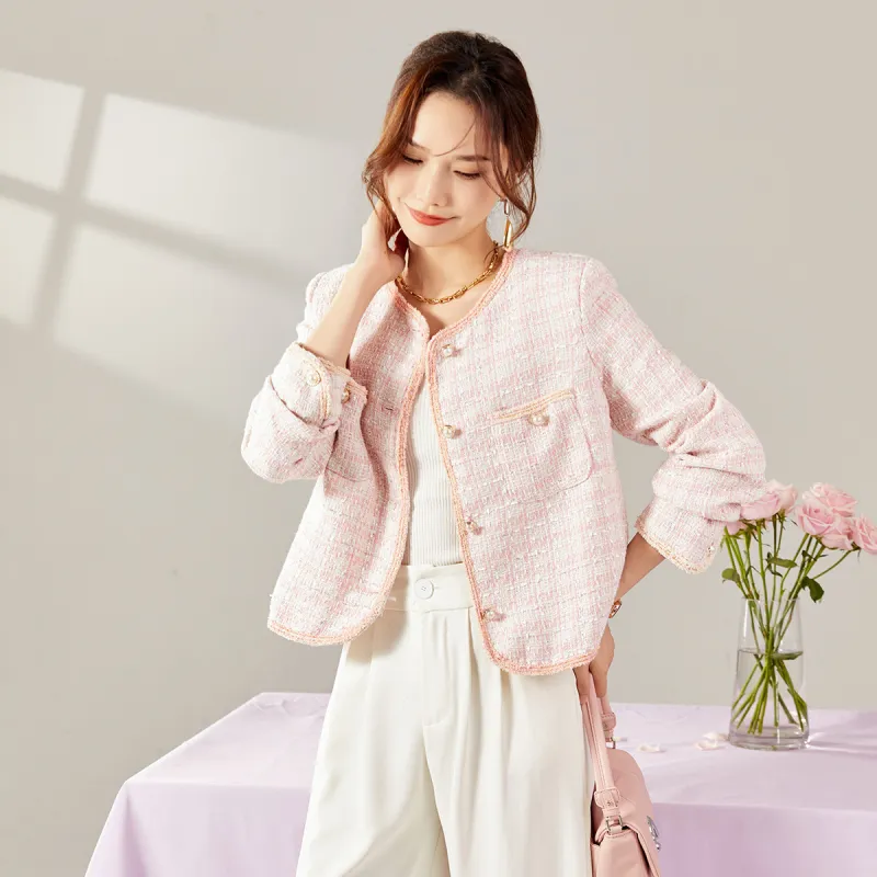 TERRE BLEUE Jackets Coats Women's Pink-1