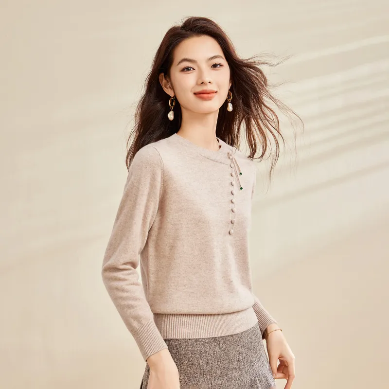 CARBAMMI Sweater Women's Sunset Camels-1