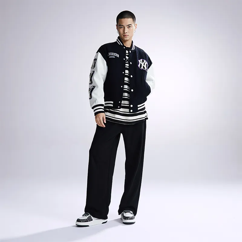 MLB Baseball Jacket Unisex Black-2