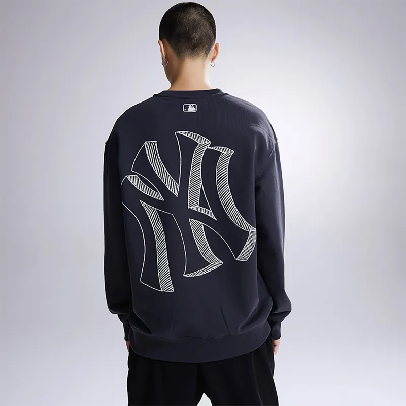 MLB Sweatshirt Unisex Charcoal Gray-6