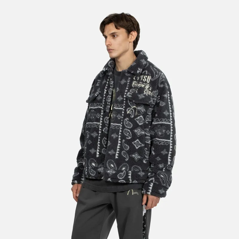 EVISU Jackets Men Charcoal Gray-2