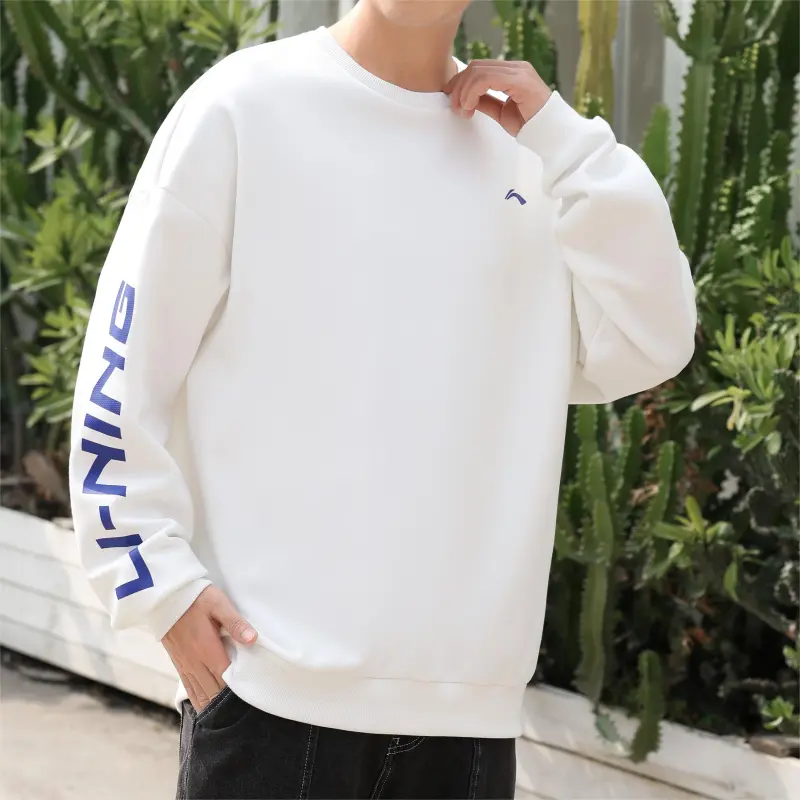 LINING Sweatshirts Unisex White-4