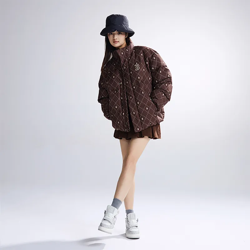 MLB Down Jackets Unisex Dark Brown-6