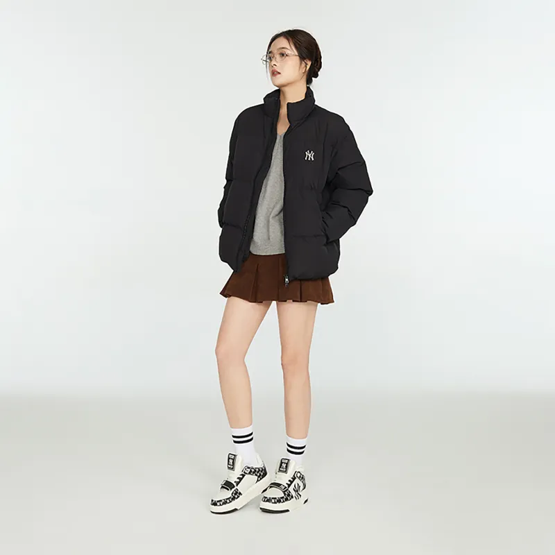 MLB FW23 Down Jacket Cropped Unisex Black-5