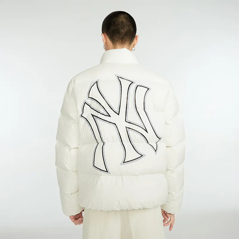 MLB Down Jackets Unisex Cream-3