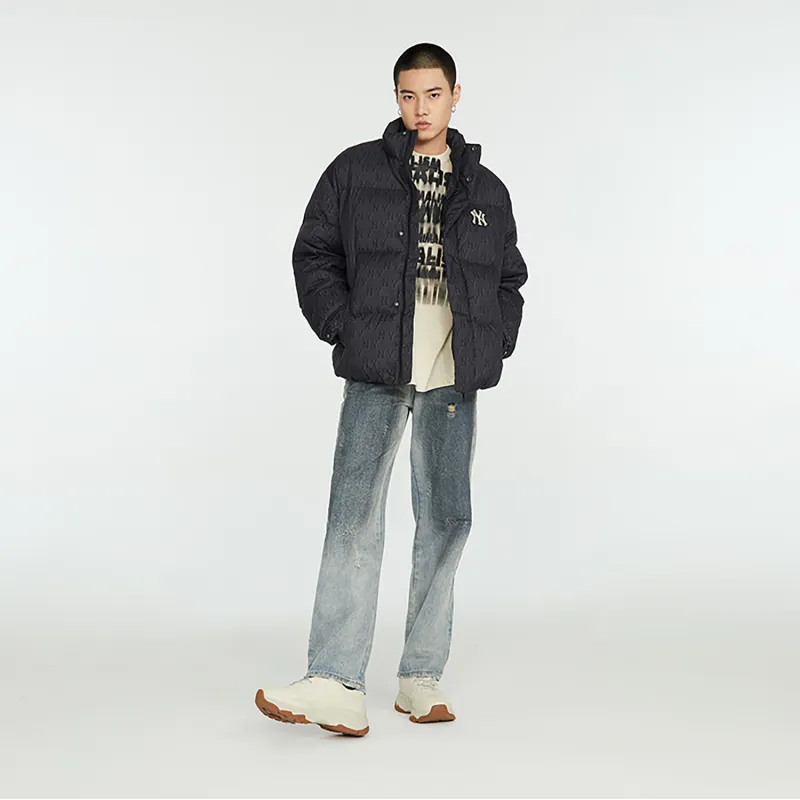 MLB MONOGRAM Reading Collection Down Jackets Unisex Black-3