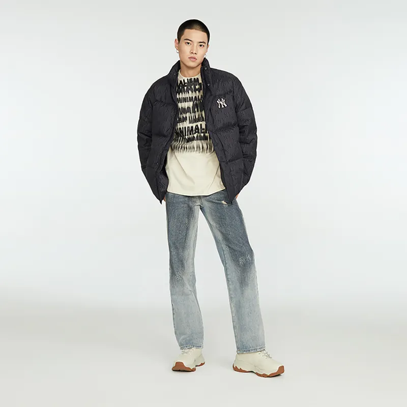 MLB MONOGRAM Reading Collection Down Jackets Unisex Black-4
