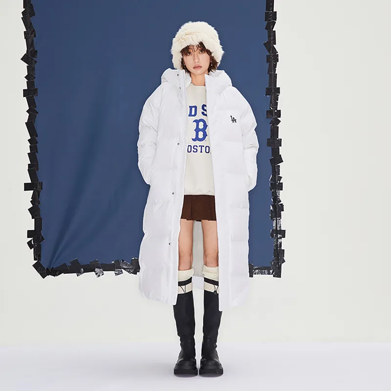 MLB Los Angeles Dodgers Down Jackets Unisex Ecru-2