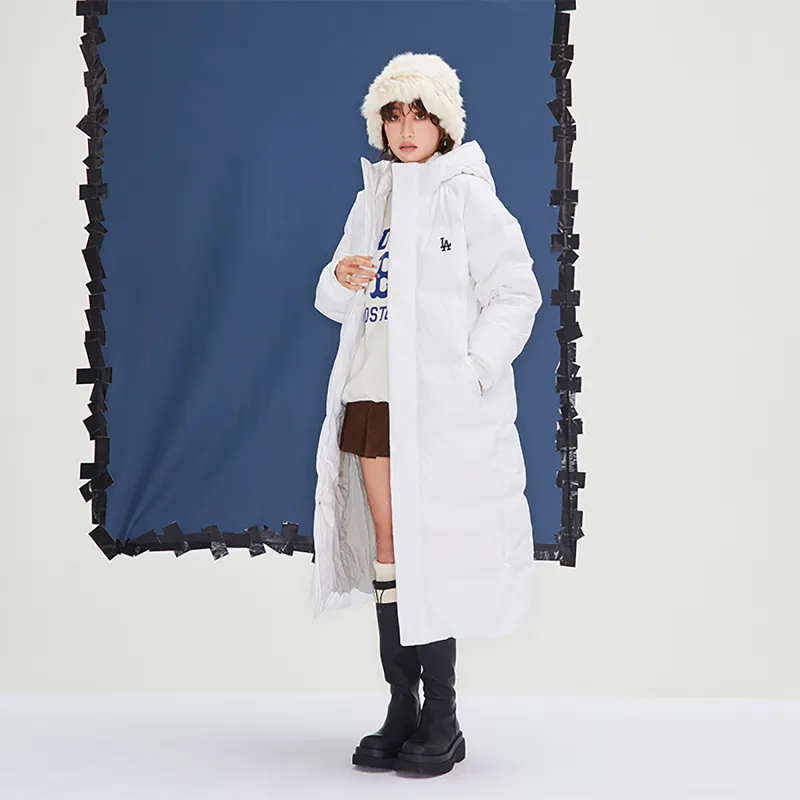 MLB Los Angeles Dodgers Down Jackets Unisex Ecru-5