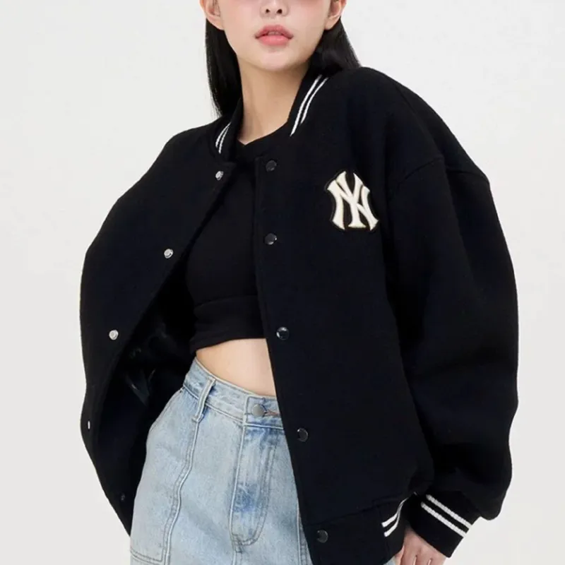 MLB Baseball Jerseys Unisex Black-4