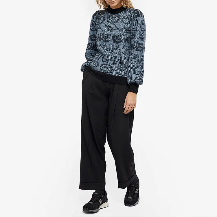 GANNI SS22 Sweater Knitwear Women's Light Blue-3