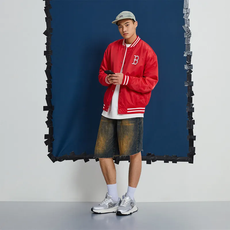 MLB SS24 Jackets Coats Spring And Autumn Unisex Red-6