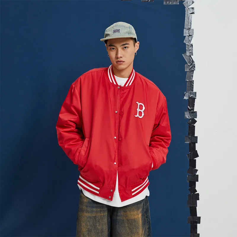 MLB SS24 Jackets Coats Spring And Autumn Unisex Red-5