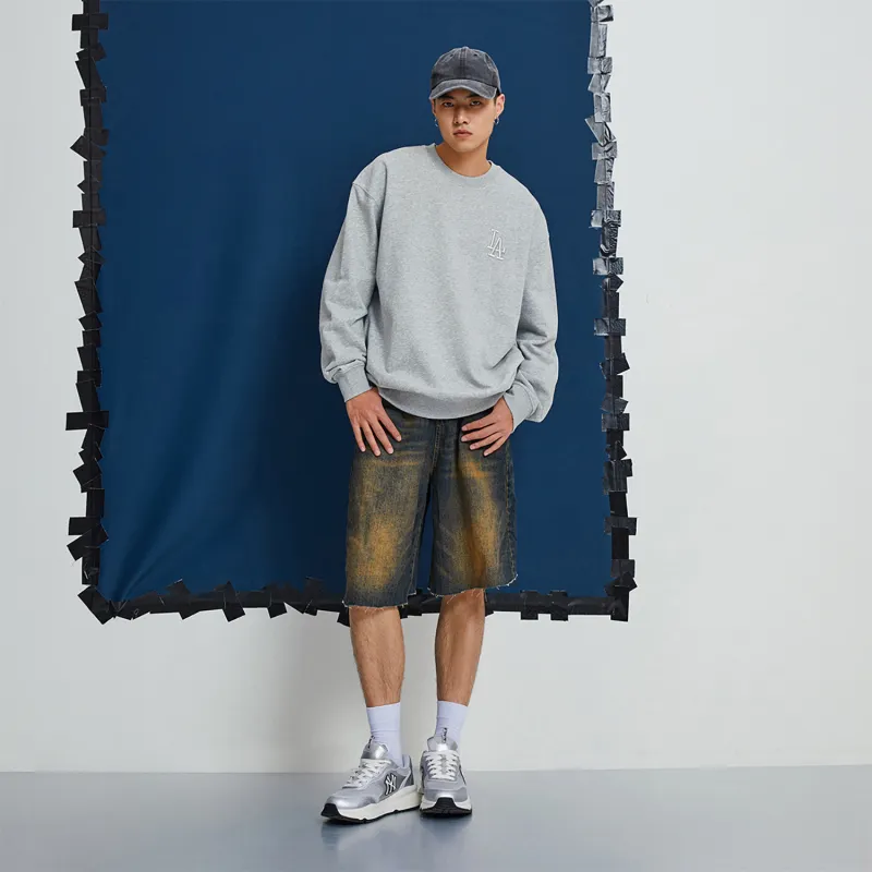 MLB SS24 Sweatshirt Unisex Gray-2