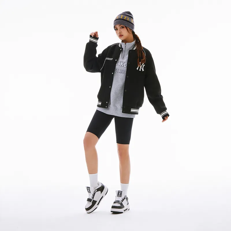 MLB SS24 Baseball Jacket Unisex Black-4
