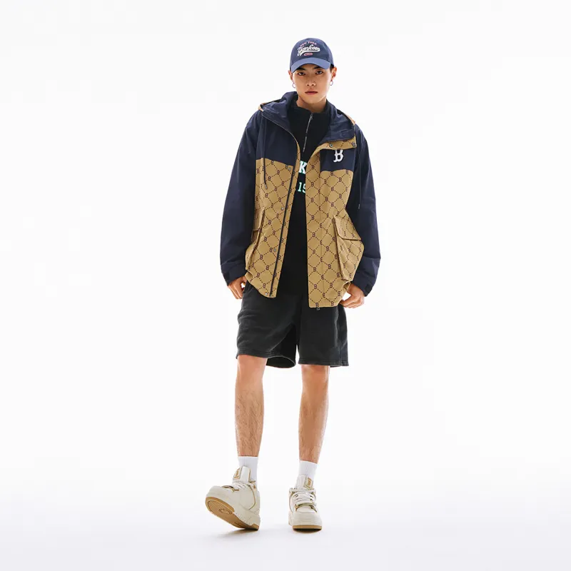 MLB SS24 Jackets Coats Spring Fall Unisex Dark Camel-3