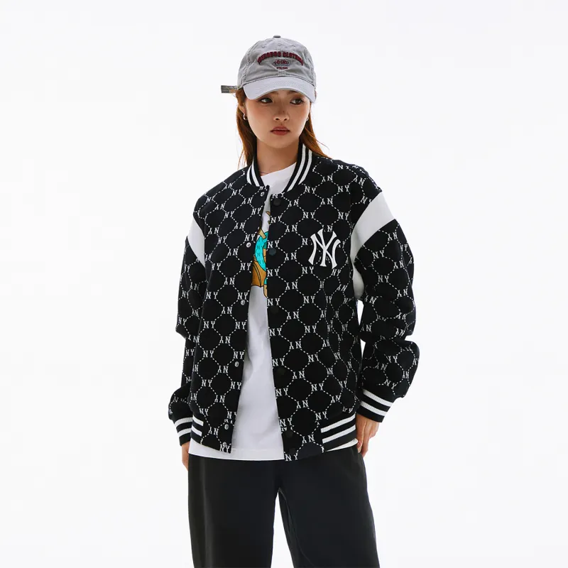 MLB SS24 Baseball Jacket Unisex Black-2