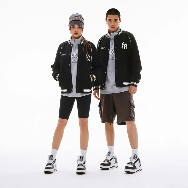 MLB SS24 Baseball Jacket Unisex Black-5
