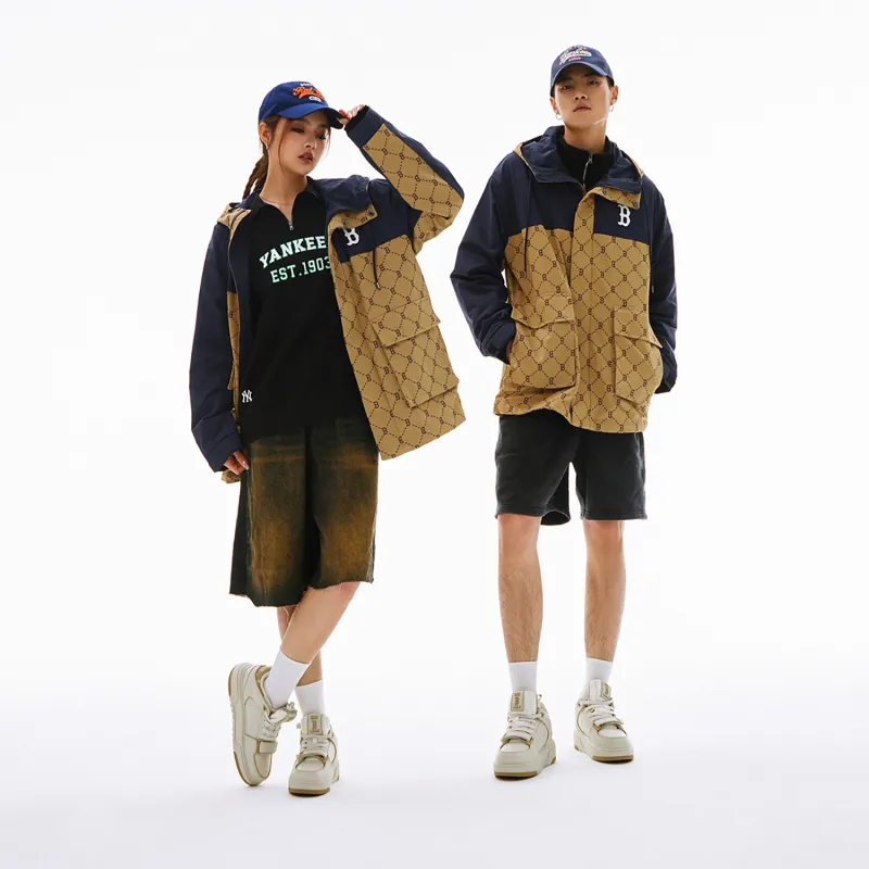 MLB SS24 Jackets Coats Spring Fall Unisex Dark Camel-7