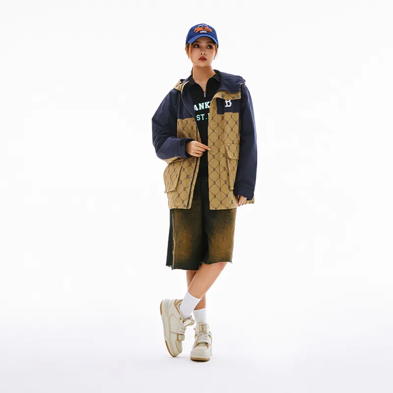 MLB SS24 Jackets Coats Spring Fall Unisex Dark Camel-5