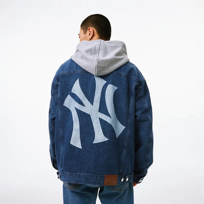 MLB SS24 Denim Jacket Unisex Blue-4