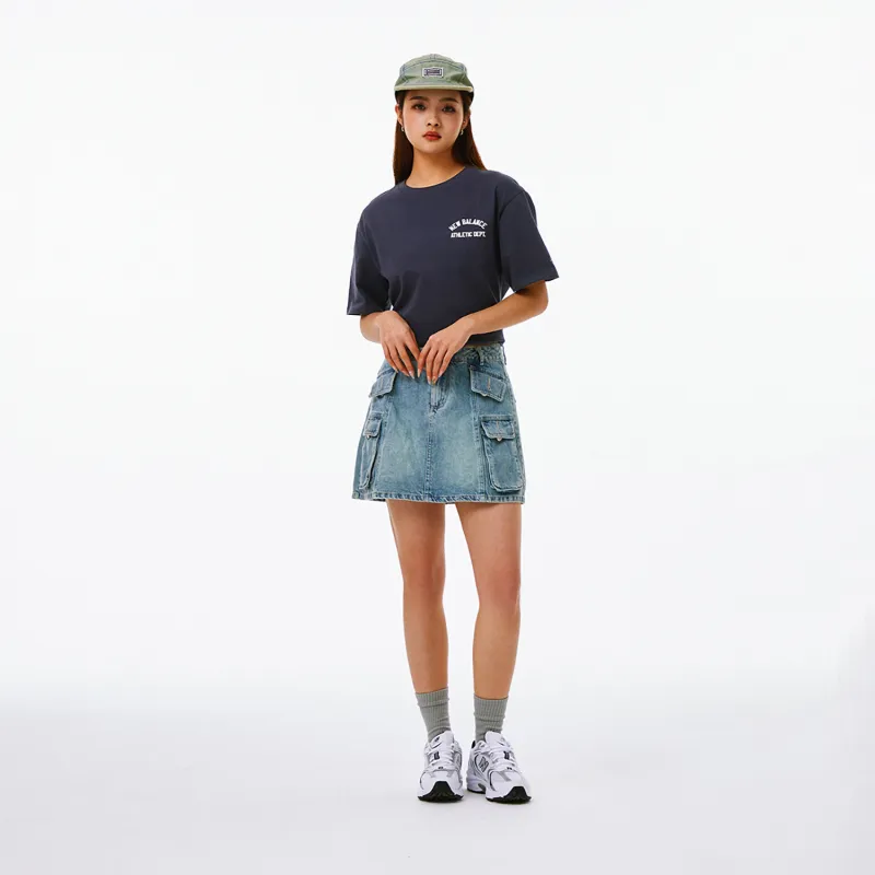New Balance T Shirt Unisex Navy Blue-4