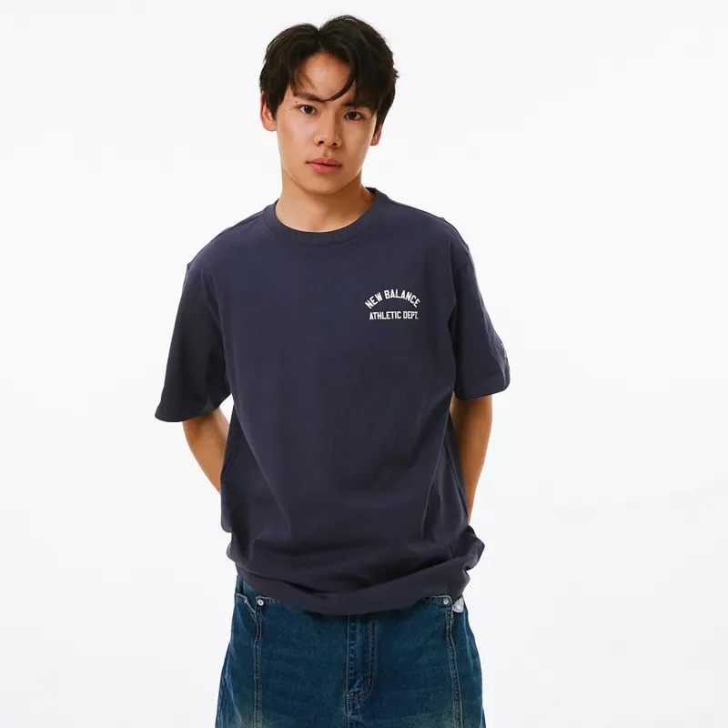 New Balance T Shirt Unisex Navy Blue-2