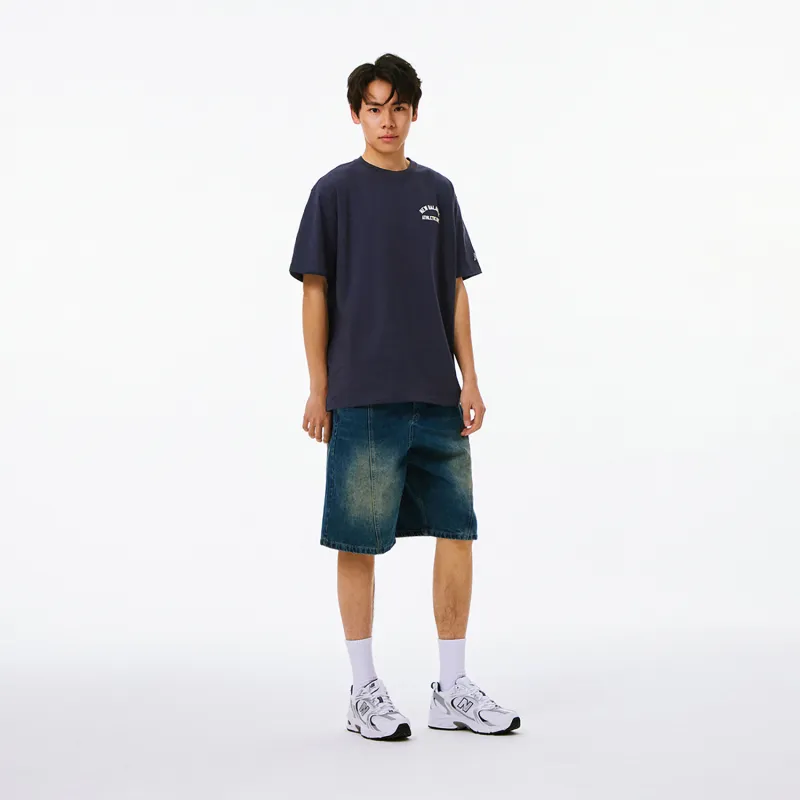 New Balance T Shirt Unisex Navy Blue-3