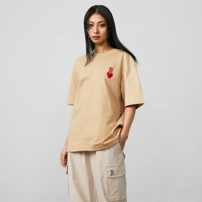 MLB Fashion Sports Collection SS24 T Shirt Unisex Light Beige-3