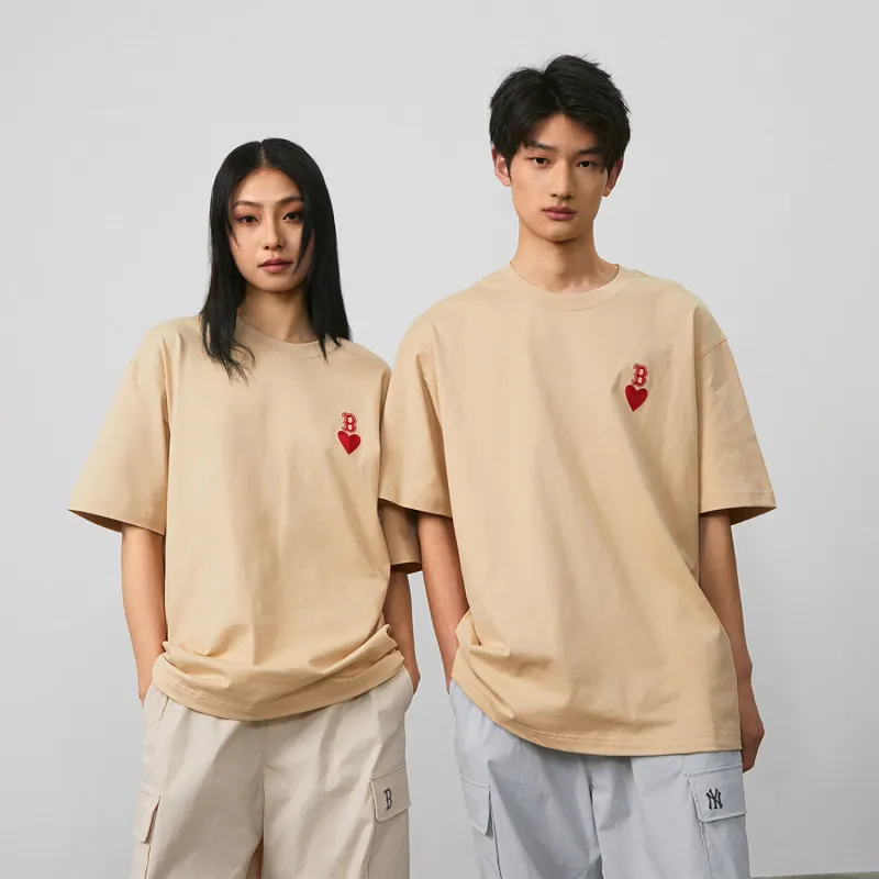 MLB Fashion Sports Collection SS24 T Shirt Unisex Light Beige-5