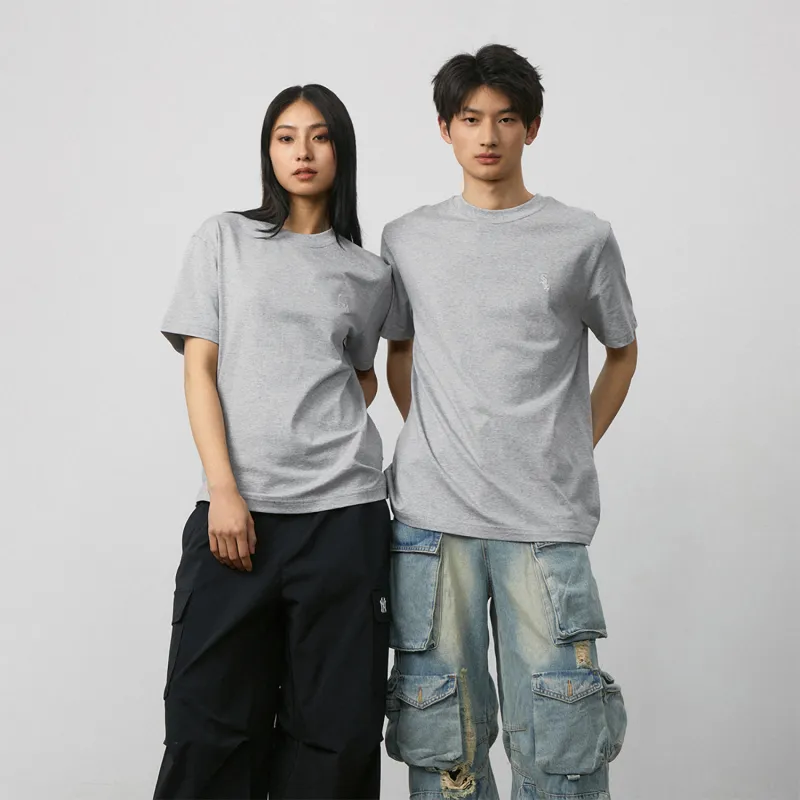 MLB x SHISHANGYUNDONGXILIE X JICHUHUIBIAO Set in Sleeve T Shirt Unisex Gray-6