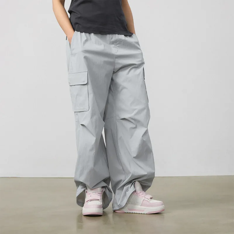 MLB SS24 New York Yankees Cargo Pants Women's Light Gray-3