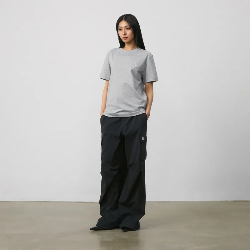 MLB x SHISHANGYUNDONGXILIE X JICHUHUIBIAO Set in Sleeve T Shirt Unisex Gray-4